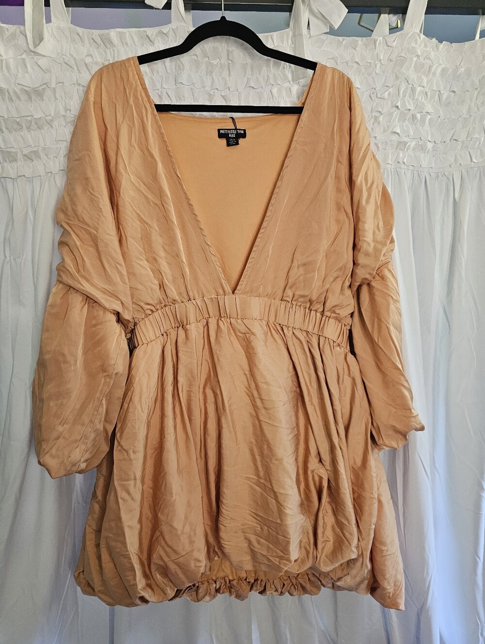 Pretty Little Thing Deep V Neck Dress